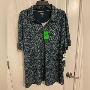Izod Golf Polo Shirt XL Cool FX Sun Control Fabric Fast Drying‎ Cotton Bl…